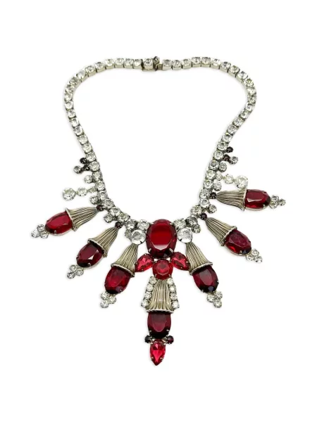 Колие Jennifer Gibson Jewellery сребристо