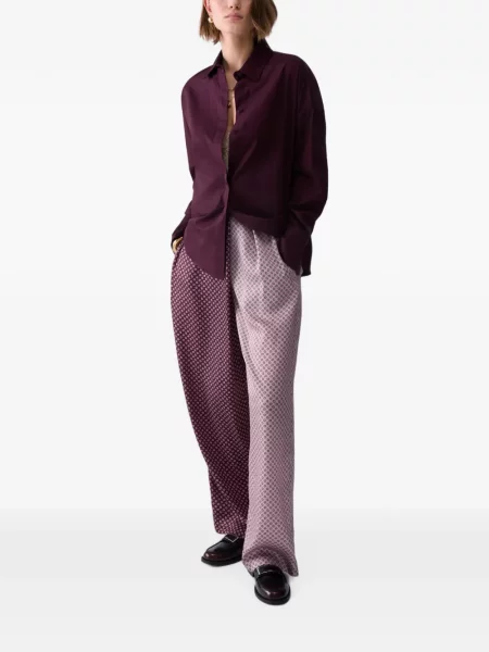 Cămașă Liu Jo din satin violet
