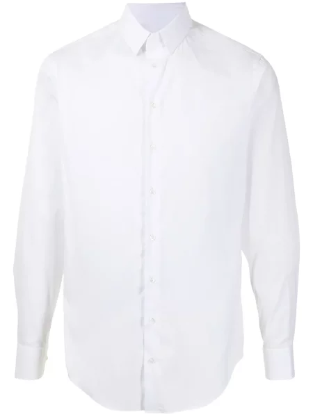 Cămașă Giorgio Armani lungă alb