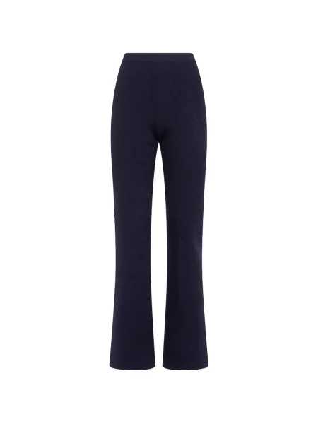 Pantaloni Twinset tricotate evazate negru