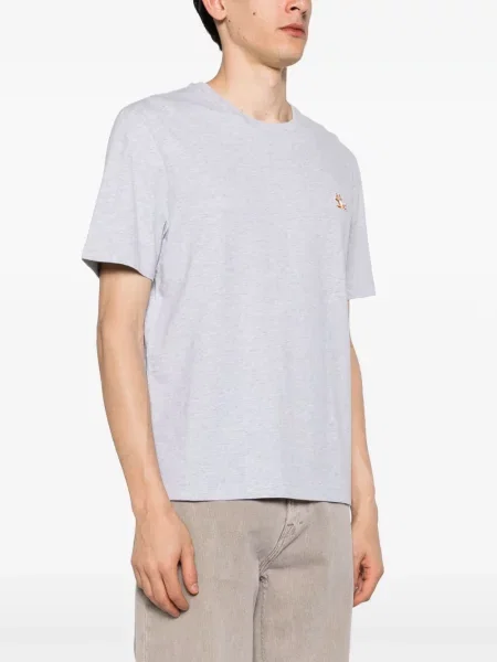 Tričko Maison Kitsuné sivá