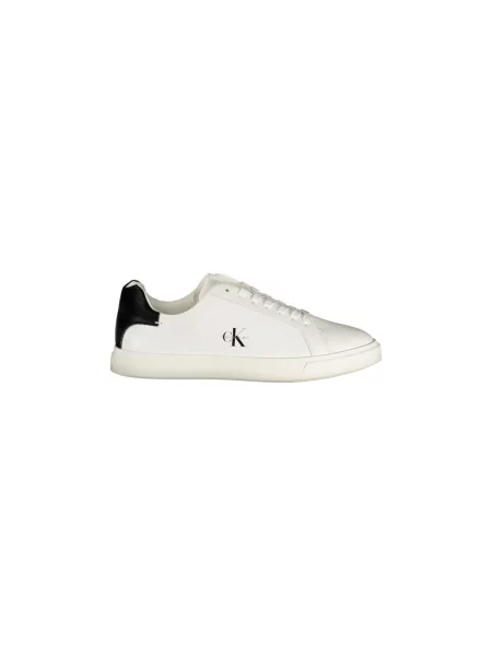 Calvin Klein Sneakersy Low Pro Cups Lth Ml biela