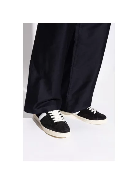 Sneakersy Tom Ford zamszowe czarne