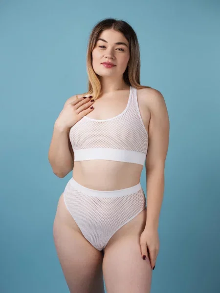 Труси brabrabra поліамід/еластан білий