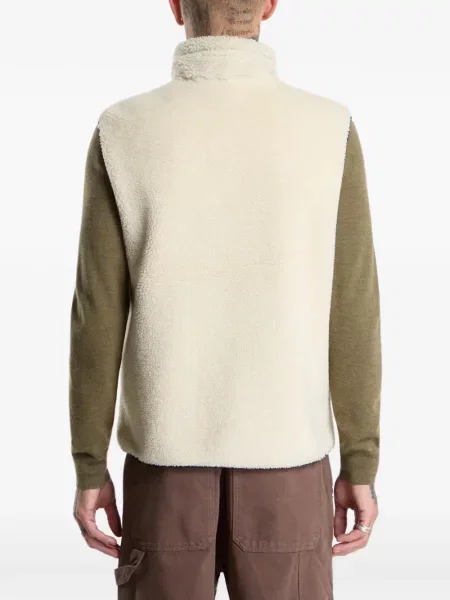 Vestă Napapijri din fleece alb