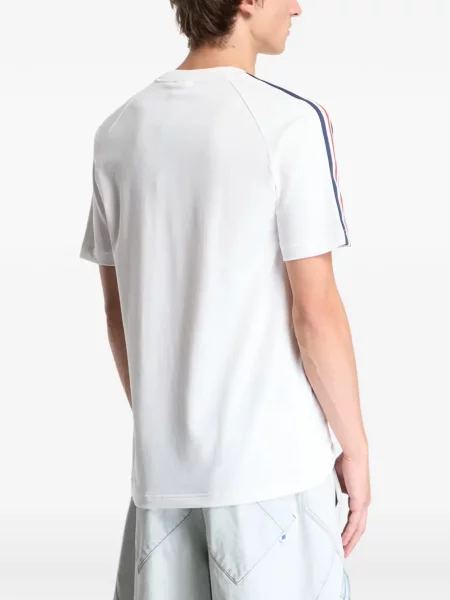 Tricou Adidas cu dungi clasic alergare maro
