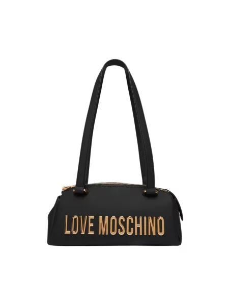 Torebka Love Moschino skórzana czarna