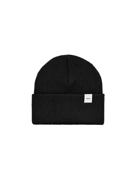 Makia Beanie Black Unisex Nakrycia głowy Makia Size: One size czarny
