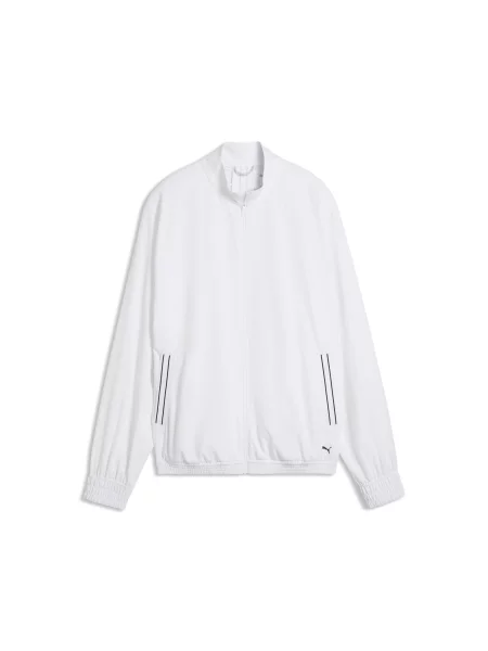 PUMA Męska kurtka golfowa wiatrówka Odzież S biały