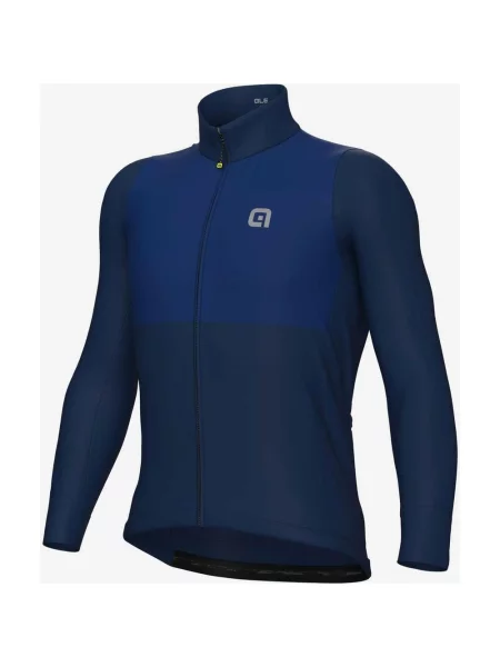 Koszulka rowerowa Alé Off Road Gravel Dual z długim rękawem granatowo-czarna S czarna