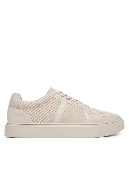 Sneakers Calvin Klein Classic Cups Laceup Knit bej