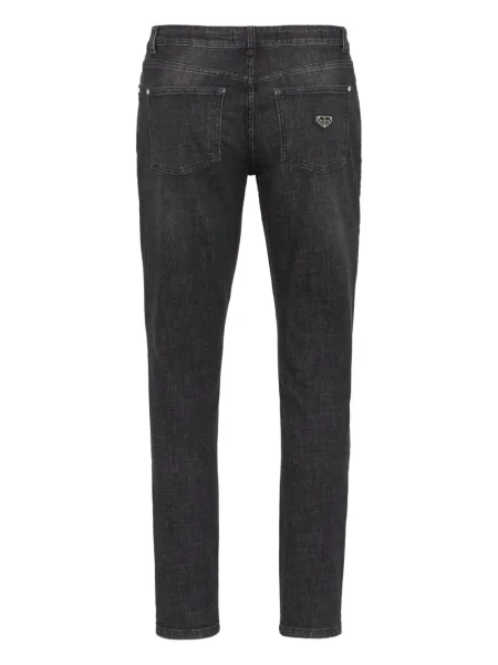 Blugi Philipp Plein cu 5 buzunare gri
