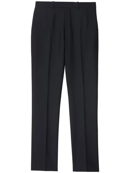 Pantaloni Burberry de lână albastru