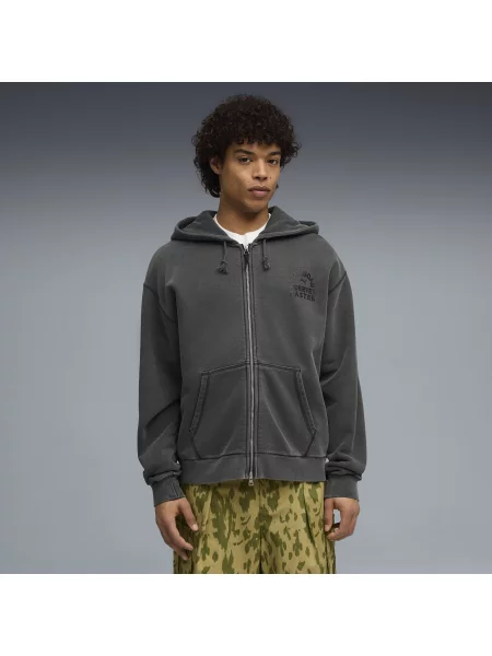 Rozpinana bluza z kapturem PUMA.NOW Odzież S szary