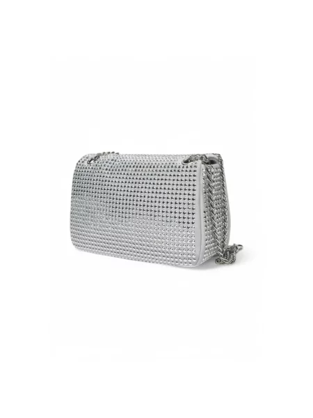 Torebka crossbody Love Moschino skórzana szara