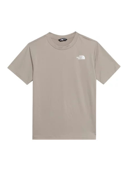 THE NORTH FACE Tricou funcțional gri taupe alb