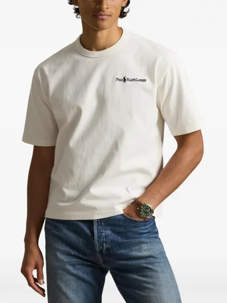 Ριγέ δερμάτινος κάλτσες Polo Ralph Lauren με κορδόνι μαύρο