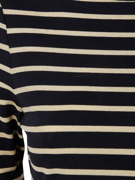 Koszulka Lauren Ralph Lauren w paski niebieska