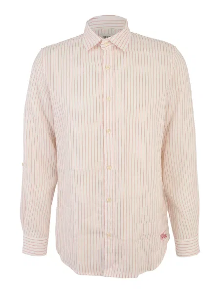 SCOTCH & SODA Košile režná / tmavě červená