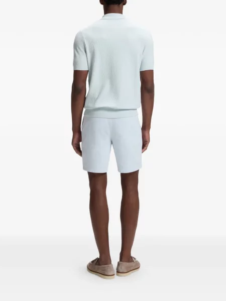 Scurt tricou polo Boss albastru