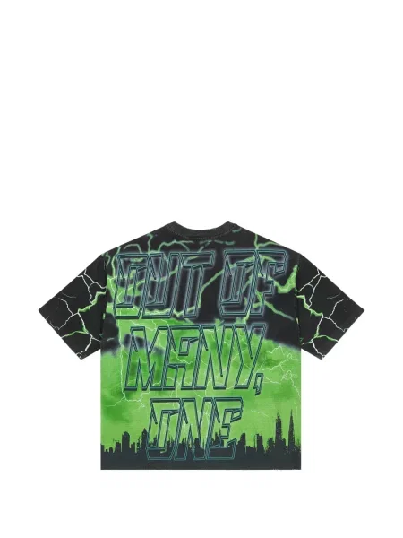 Tricou Godspeed cu imagine verde