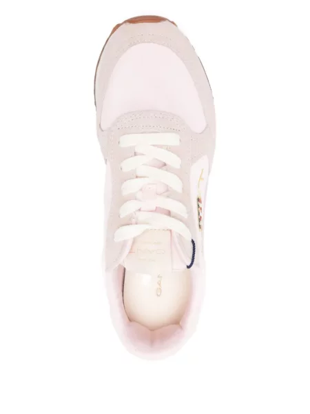 Sneakerși Gant cu broderie roz