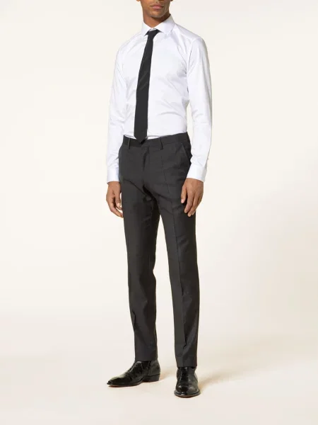 Roy Robson Oblekové Kalhoty Regular Fit dark grey šedé