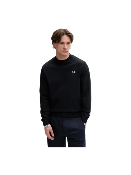 Bluza FRED PERRY Crewneck Sweatshirt Navy XL niebieska