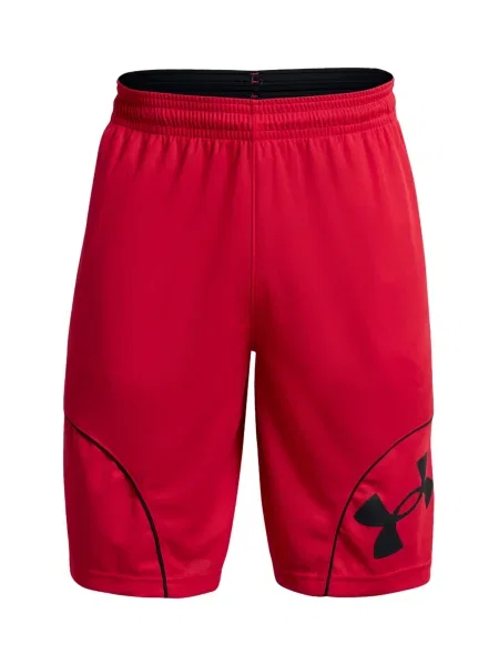 UNDER ARMOUR Sportske hlače Baseline svijetlo crvena crna