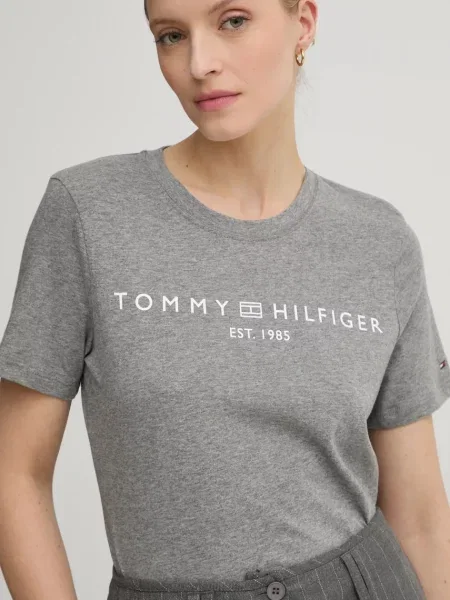 Tommy Hilfiger tričko šedé