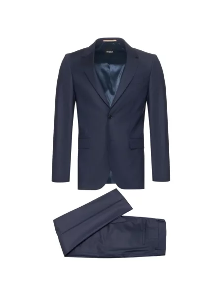Костюм едноредни костюм Boss синьо