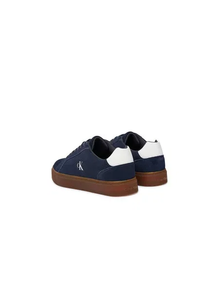 Calvin Klein Superge Classic Cupsole Laceup Su Mornarsko modra