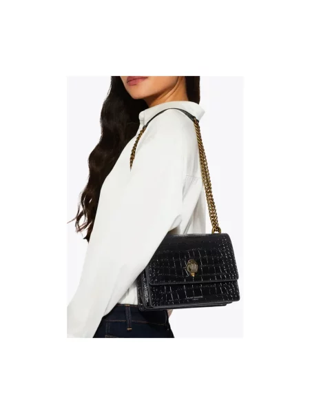 Body Kurt Geiger skórzany czarny