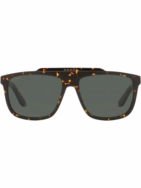 Ochelari de soare pătrați Gucci Eyewear maro
