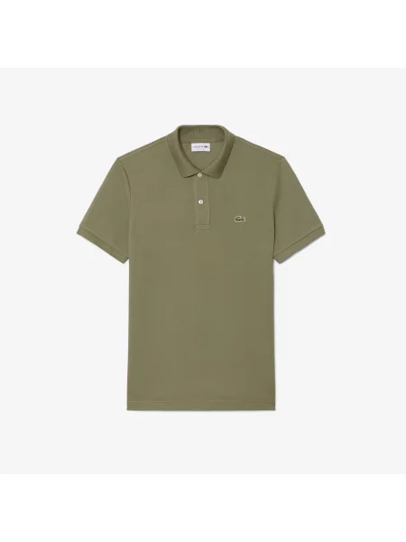 Lacoste Koszulka Polo Slim Fit Khaki zielony