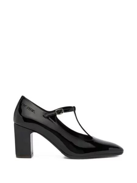 Pantofi cu toc Carel Paris din piele de lac negru