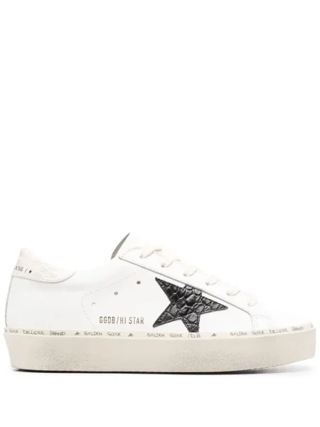 Sneakerși Golden Goose Hi Star alb