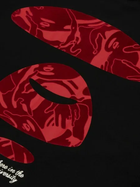 Tricou Aape By A Bathing Ape cu imagine negru