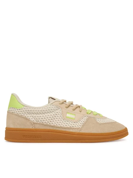 Tommy Jeans Sneakers GREENWICH | piele întoarsă bej