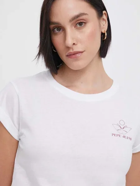 Tričko Pepe Jeans bílá