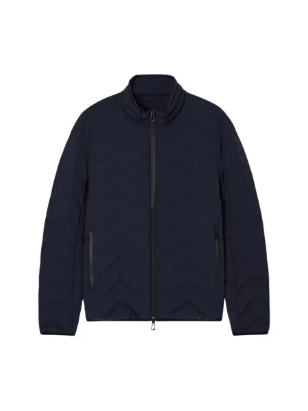 Kurtka puchowa Emporio Armani niebieska