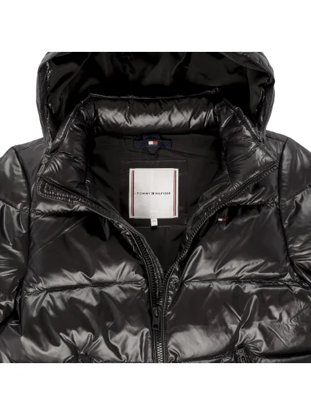 Geacă cu puf copii Tommy Hilfiger negru