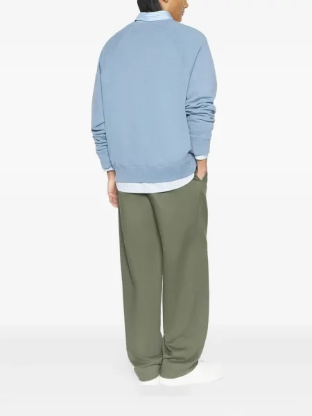 Hanorac crewneck Maison Kitsune albastru