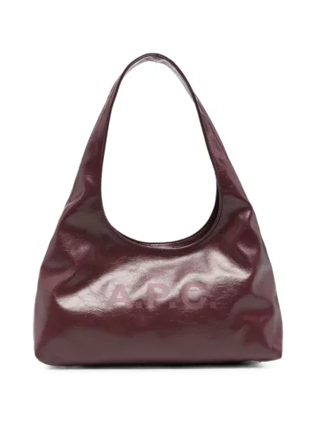 Geantă shopper A.p.c. cu imagine violet