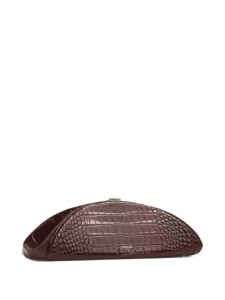 Clutch Mugler καφέ