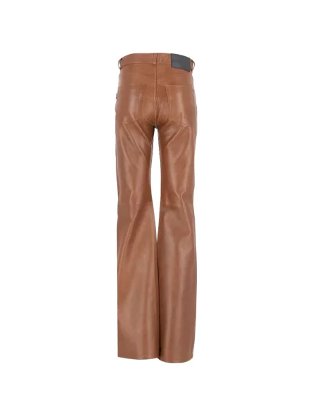 Pantaloni Haikure din piele maro