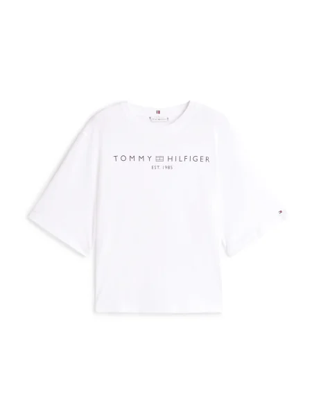 Tommy Hilfiger Curve Tričko námornícka modrá biela