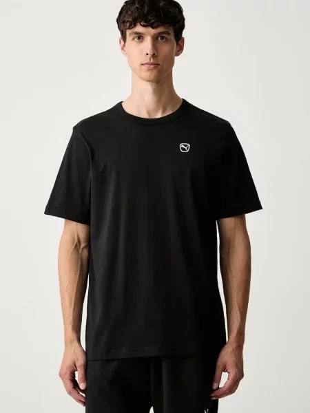 Puma tričko Essential elevated černé