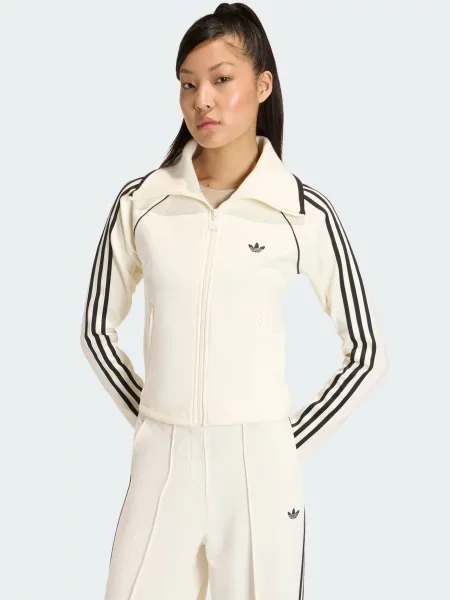 ADIDAS ORIGINALS Gornji dio trenirke Firebird crna / prljavo bijela