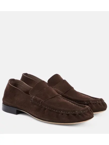 Loafersy The Row hnedá